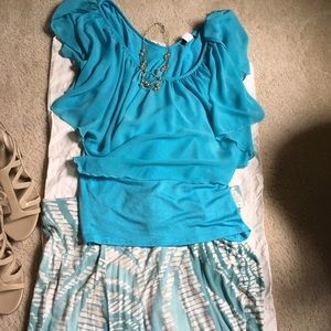 Venus Jersey and Polyester Angelic Cool Summer Top
